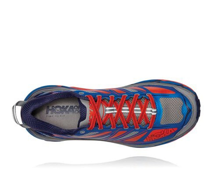 Hoka One One Trail Schoenen Heren - Mafate Speed 2 - Blauw - KA5921603